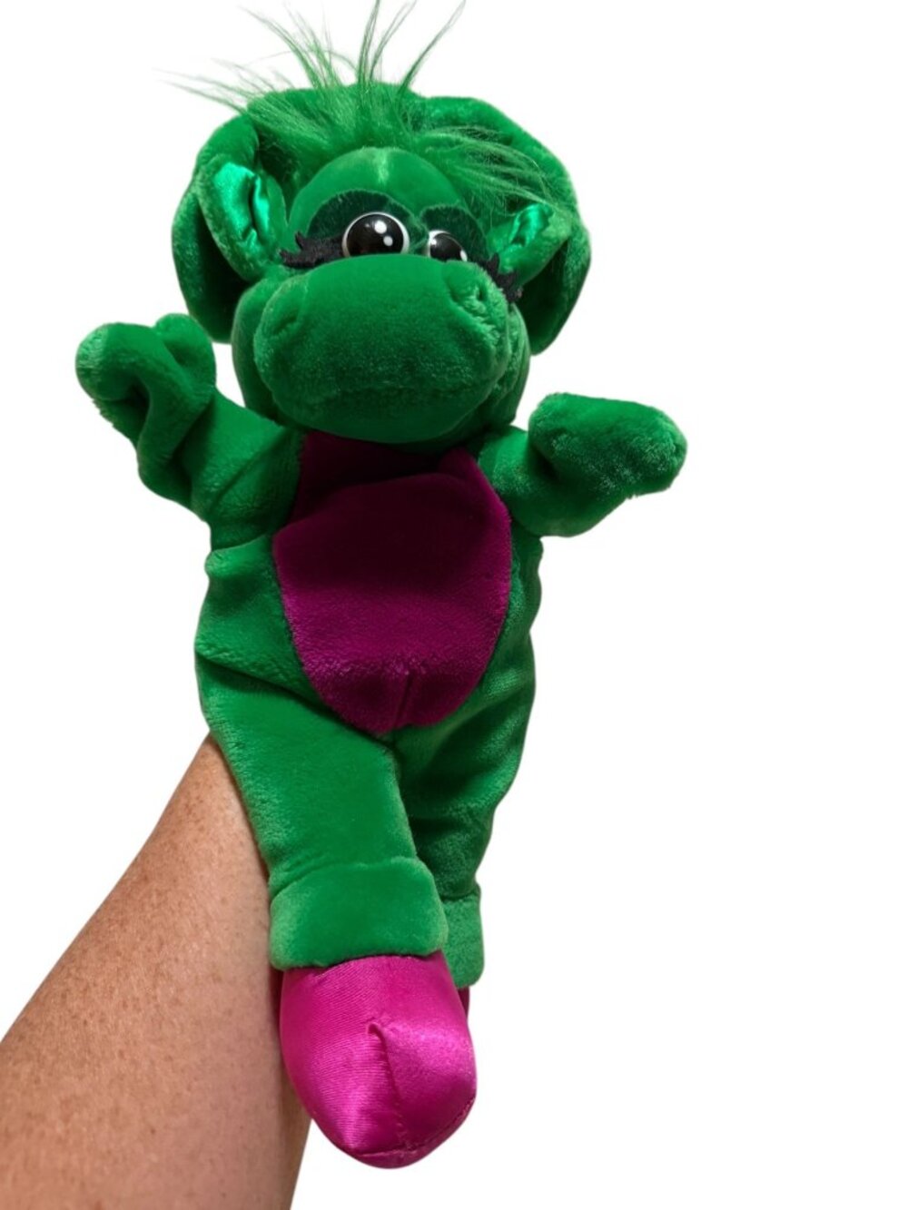 Barney & Friends Plush Toys Barney BJ Baby Bop Puppet Lyons Group 90's - Picture 3 of 16